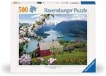 Ravensburger 12000208 Erwachsenenpuzzle 500 Teile - Skandinavische Idylle