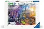 Ravensburger 12000698 Erwachsenenpuzzle 1500 Teile - New York im Winter und Sommer