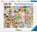 Ravensburger 12001796 Erwachsenenpuzzle 500 Teile - Niedliches Kawaii Chaos