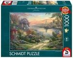 Schmidt Spiele Puzzle - Thomas Kinkade Studios: Hafen in Neuengland, 1.000 Teile