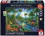 Schmidt Spiele Puzzle - Michael Fishel: Inselparadies, 1.000 Teile Puzzle