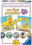 Ravensburger 03074 Kinderpuzzle 9x2 Teile - Tierische Baustelle
