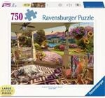 Ravensburger 17457 Erwachsenenpuzzle 750 Large Pieces - Entspannung auf der...