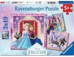 Ravensburger 12004379 Kinderpuzzle 3x49 Teile - Disney Die Eisk&ouml;nigin - Disney