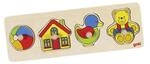 goki Steckpuzzle Holz, sortiert