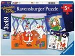 Ravensburger 12004359 Kinderpuzzle 3x49 Teile - Weihnachtsmann & Co.KG -