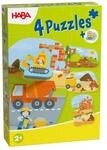 HABA 2012186003 4 erste Puzzles - Baustelle