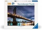 Ravensburger 12000224 Erwachsenenpuzzle 500 Teile - New York - die Stadt, die niemals