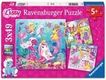 Ravensburger 12004354 Kinderpuzzle 3x49 Teile - Lissy Pony - Zauberhafte Welten!