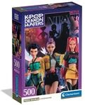 Clementoni K-POP Demon Hunters Puzzle 500 Teile mit Poster 36 x 49 cm