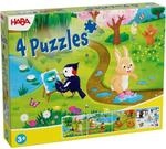 HABA 2013402001 Puzzle Jahreszeiten, 4 x 24 Teile
