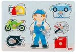 goki Steckpuzzle Automechaniker