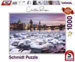Schmidt Spiele Puzzle - Christian Ringer, Prag, Schw&auml;ne, 1000 Teile