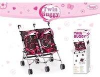 Bayer Design 30286 Puppen-Zwillingsbuggy schwarz