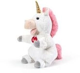 TRUDI 29910 Puppets Handpuppe Einhorn ca. 30 cm