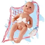 G&Ouml;TZ 0754010 Newborn Aquini Junge, gemalte Augen, 33 cm