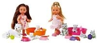 SIMBA 105734191 Evi LOVE Animal Friends, 2-fach sortiert