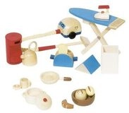 goki 51939 Accessoires K&uuml;che Holz, f&uuml;r die Puppenh&auml;user