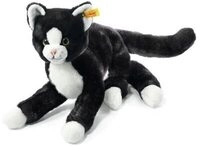 STEIFF 099366 Mimmi Schlenker-Katze 30 cm schwarz/wei&szlig;