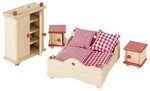 GOKI 51954 Puppenm&ouml;bel Schlafzimmer