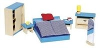 goki 51906 Puppenm&ouml;bel Schlafzimmer