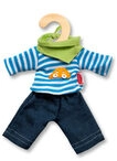 HELESS 9315 Puppen-Jeans mit Streifenshirt, mini, Gr. 20-25 cm