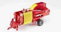 BRUDER 02130 Grimme SE75-30 Kartoffelvollernter mit Kartoffelimitaten