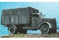 ITALERI 510000216 1:35 Deutscher Truck 3to. Typ