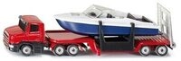 SIKU 1613 Tieflader mit Boot