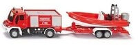 SIKU 1636001 Unimog Feuerwehr mit Boot