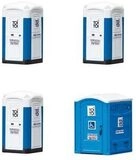 FALLER 180543 H0 Mobile Toilettenkabinen TOI T, Ep. V