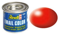 REVELL 32332 Email Color Leuchtrot, seidenmatt, 14 ml, RAL 3024
