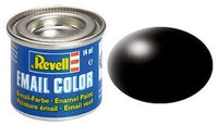REVELL 32302 Email Color Schwarz, seidenmatt, 14 ml, RAL 9005
