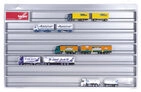 HERPA 29728 1:87 LKW Schaukasten H&auml;ngerz&uuml;ge, silber (&uuml;berbreit: 70 cm x 45 cm x
