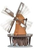 KIBRI 37302 N Windm&uuml;hle mit Antrieb, Funktionsbausatz