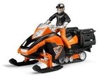 BRUDER 63101 Snowmobil mit Fahrer und Ausstattung
