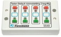 VIESSMANN 5549 Universal-Tasten-Stellpult, r&uuml;ckmeldef&auml;hig, 2-begriffig