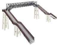 FALLER 120179 H0 Fu&szlig;g&auml;ngerbr&uuml;cke, Ep. III