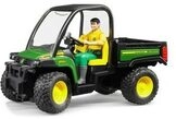 BRUDER 02490 John Deere Gator XUV 855D mit Fahrer