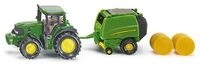 SIKU 1665 John Deere mit Ballenpresse