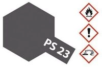 TAMIYA PS-23 Gun Metall Polycarbonat Lexan Sprayfarbe Inhalt:100ml