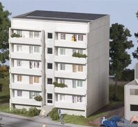 PIKO 61146 H0 Plattenbau Wohnblock WBS70, Basis-Set