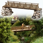 BUSCH 1497 H0 Holzbr&uuml;cke