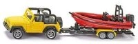 SIKU 1658 Jeep mit Boot