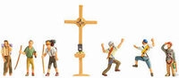 NOCH 36874 N Bergwanderer mit Gipfelkreuz
