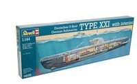 REVELL 05078 1:144 U-Boot Typ XXI U 2540 & Interieur