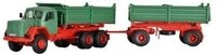 KIBRI 14063 H0 MAGIRUS DEUTZ 230 D 26 AK mit Kippanh&auml;nger