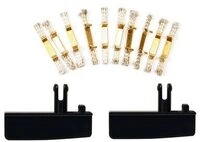 CARRERA 20020366 TRACK ACCESSORIES 1:24 2 Leitkiele inkl. 8 Doppelschleifer, ab 2007