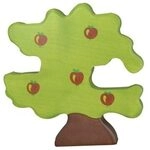 HOLZTIGER 80218 Apfelbaum f&uuml;r V&ouml;gel ca. 20 x 2,8 x 20 cm, Holz