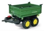 Rolly Toys Mega Trailer Dreiseitenkipper John Deere gr&uuml;n